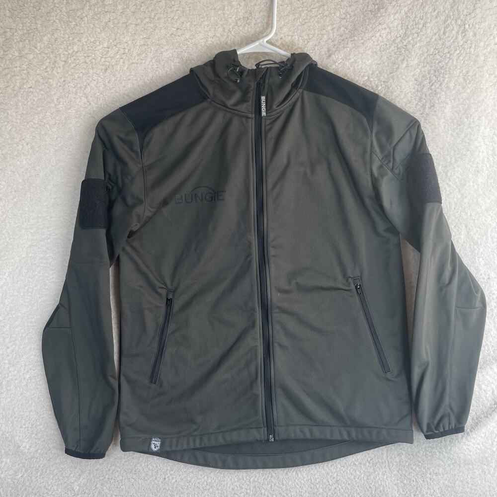 Bungie Destiny Hoodie Sweatshirt Mens Small Gray Premium Tactical Full Zip